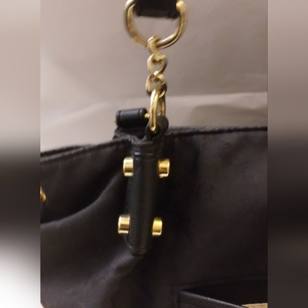 Juicy Couture Classic Black Bag w/Gold Accents - Picture 13 of 14